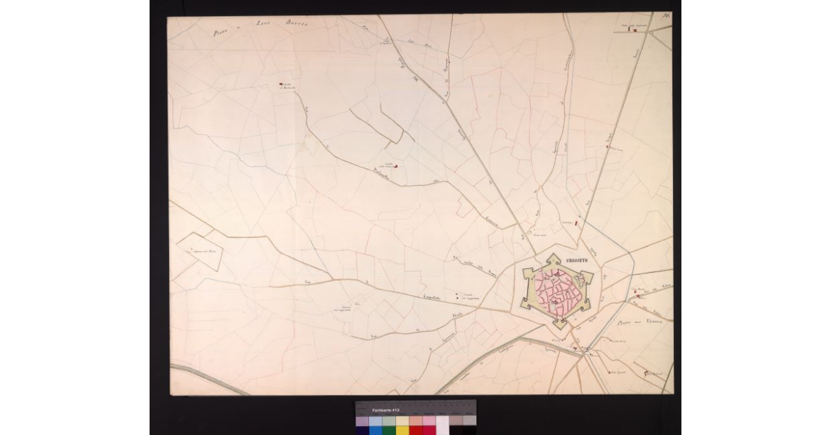 [Mappa catastale del territorio grossetano]