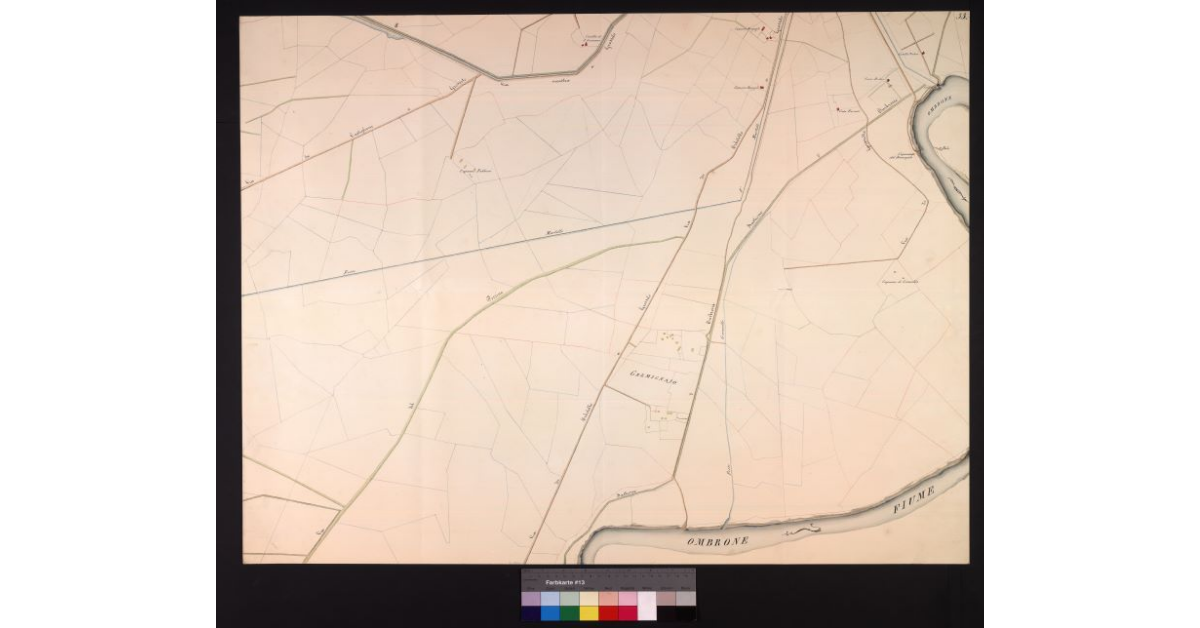 [Mappa catastale del territorio grossetano]