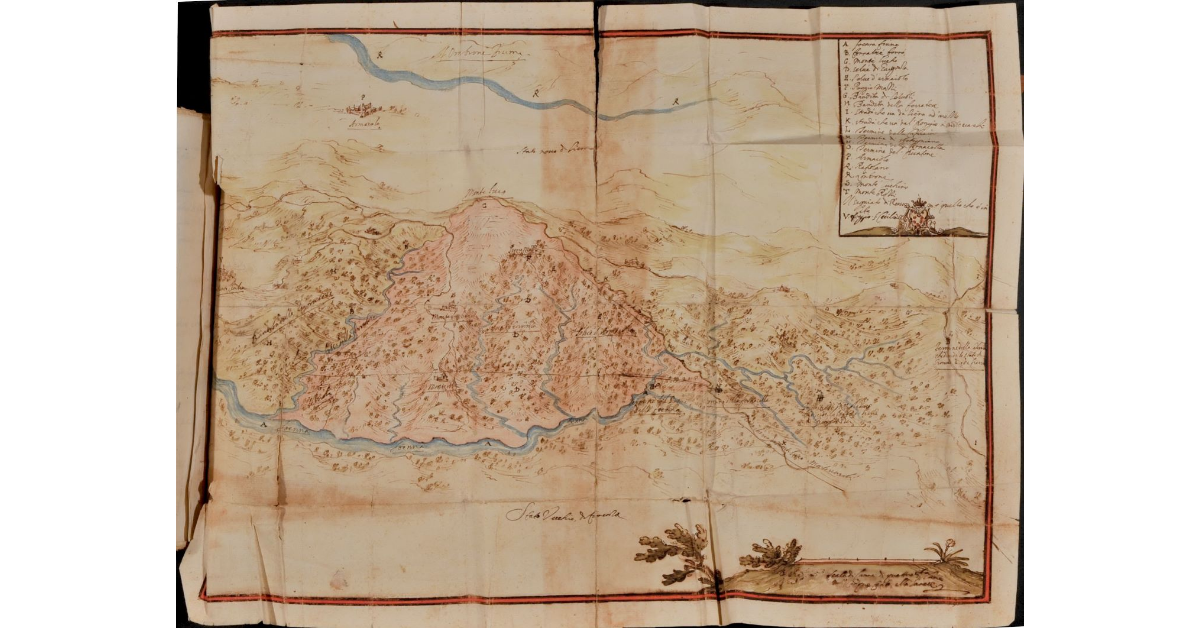 [Differenza di confini tra Gargonza e Poggio Santa Cecilia]