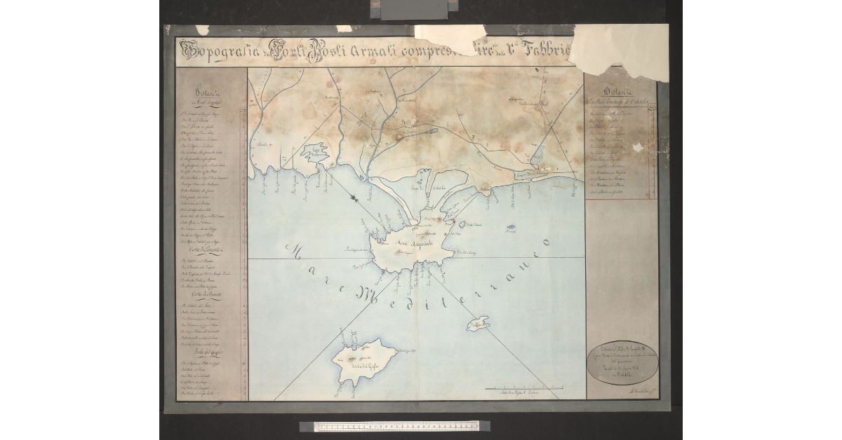 Topografia dei forti, posti armati, compresi nel Circondario [...] delle R. Fabbriche