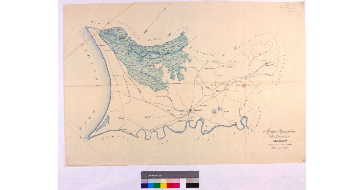Mappa topografica della comunità di Grosseto nella proporzione di 1:40.000, Sezione Seconda