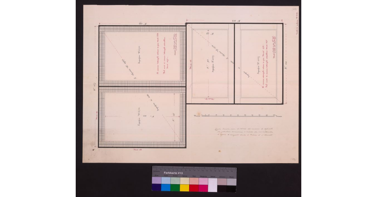 [Planimetria del cimitero di S. Miniato di Firenze]