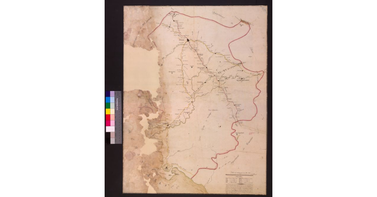 Carta del Dipartimento dell'Ombrone