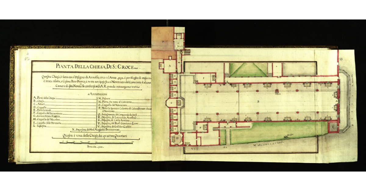 Pianta della Chiesa di S. Croce