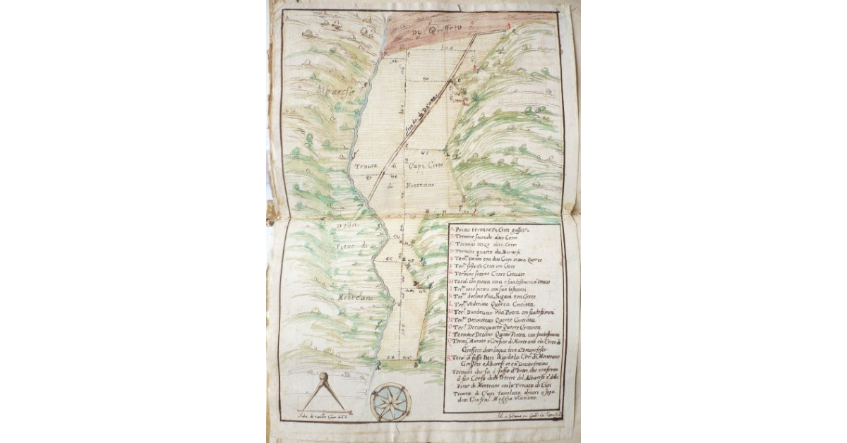 [Terminazione della Tenuta di Cupi posta in Corte di Monteano]