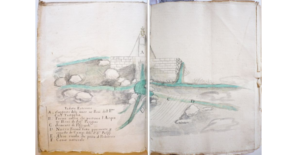 Veduta esteriore della Sorgente del Bonistallo [a Castel del Piano]