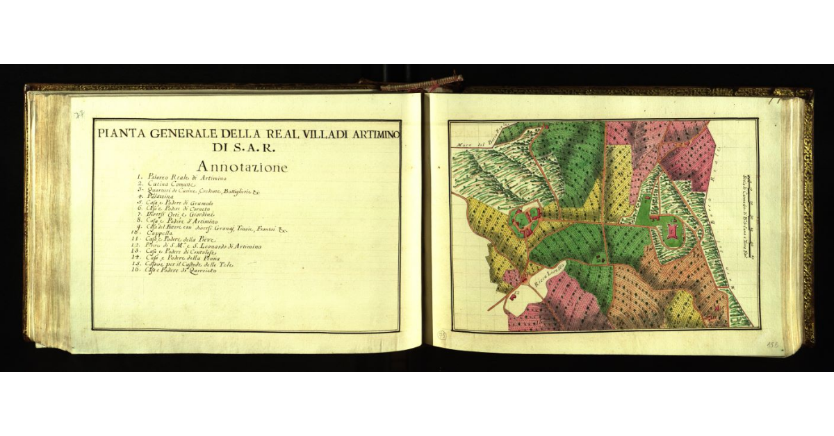 Pianta generale della Real Villa di Artimino di S.A.R