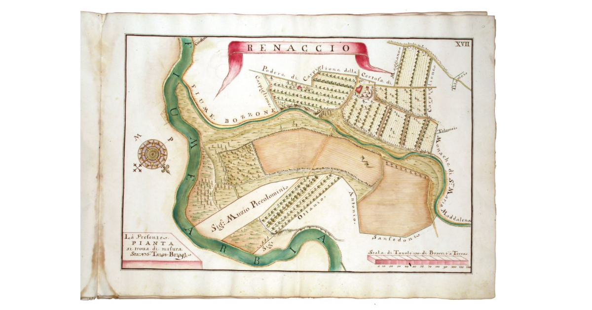 Renaccio [pianta del podere]