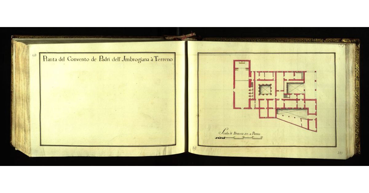 Pianta del convento de padri dell’Imbrogiana a terreno