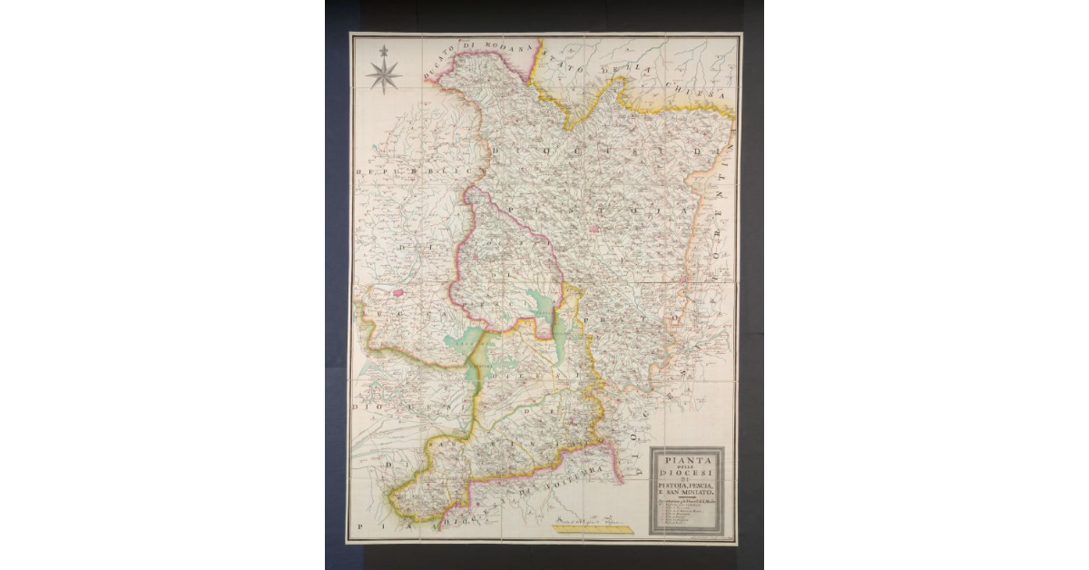 Pianta delle diocesi di Pistoia, Pescia e S. Miniato