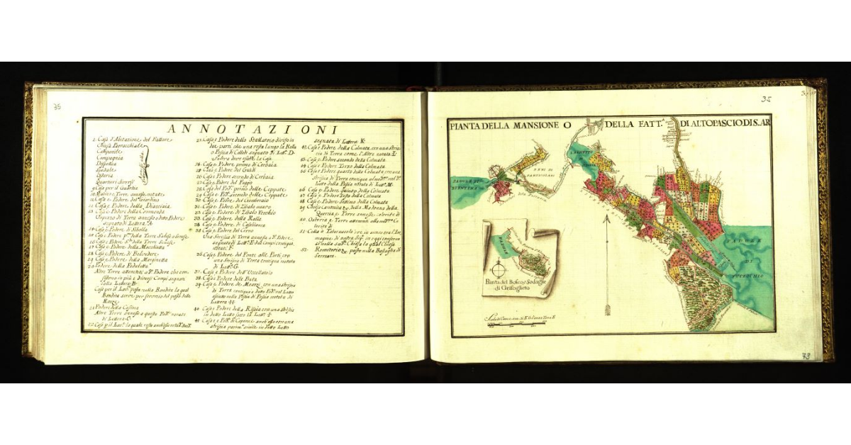 Pianta della Mansione o della fattoria di Altopascio di S.A.R