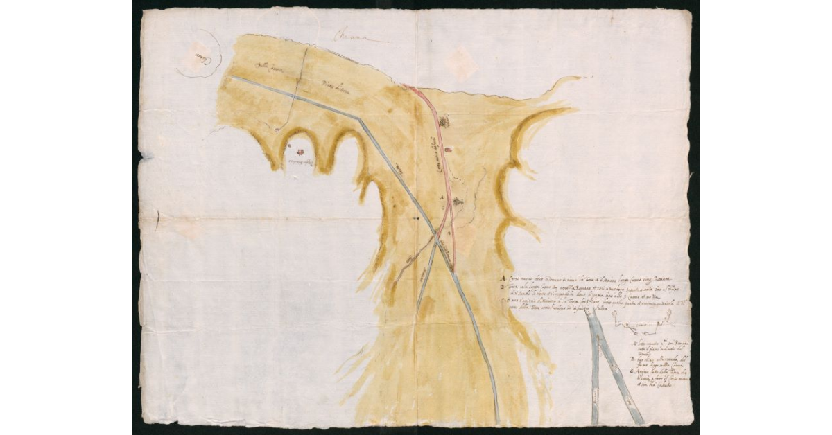 [Progetto per la deviazione dei fiumi Tresa e Moiano]