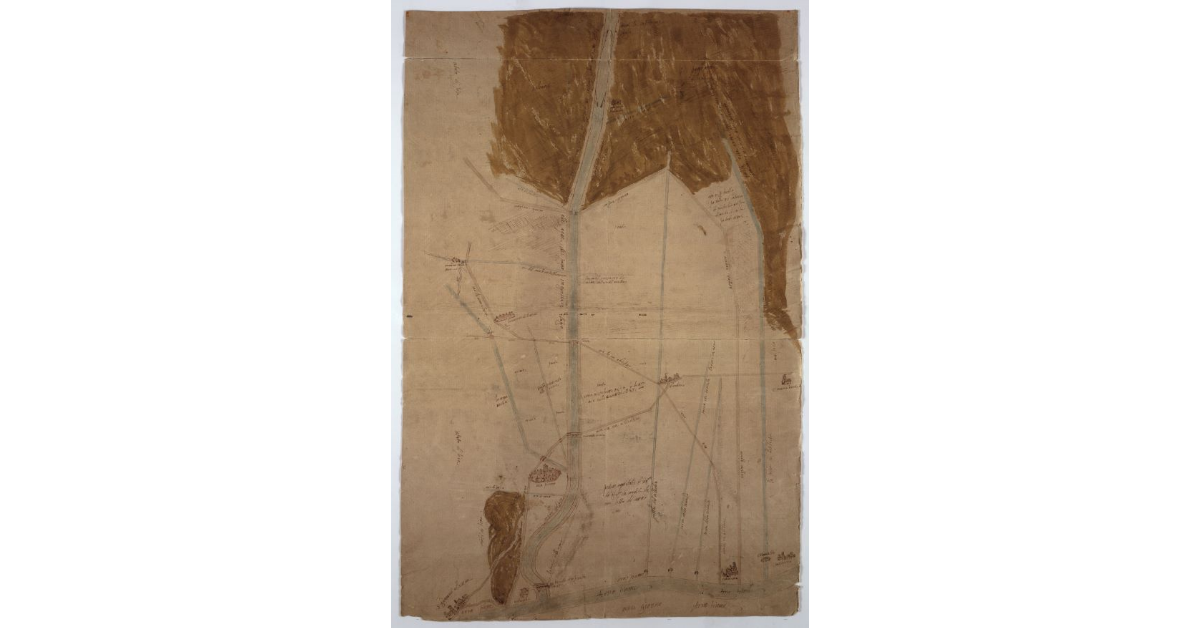 [Disegno della Serezza Nuova e Vecchia in quello di Bientina]