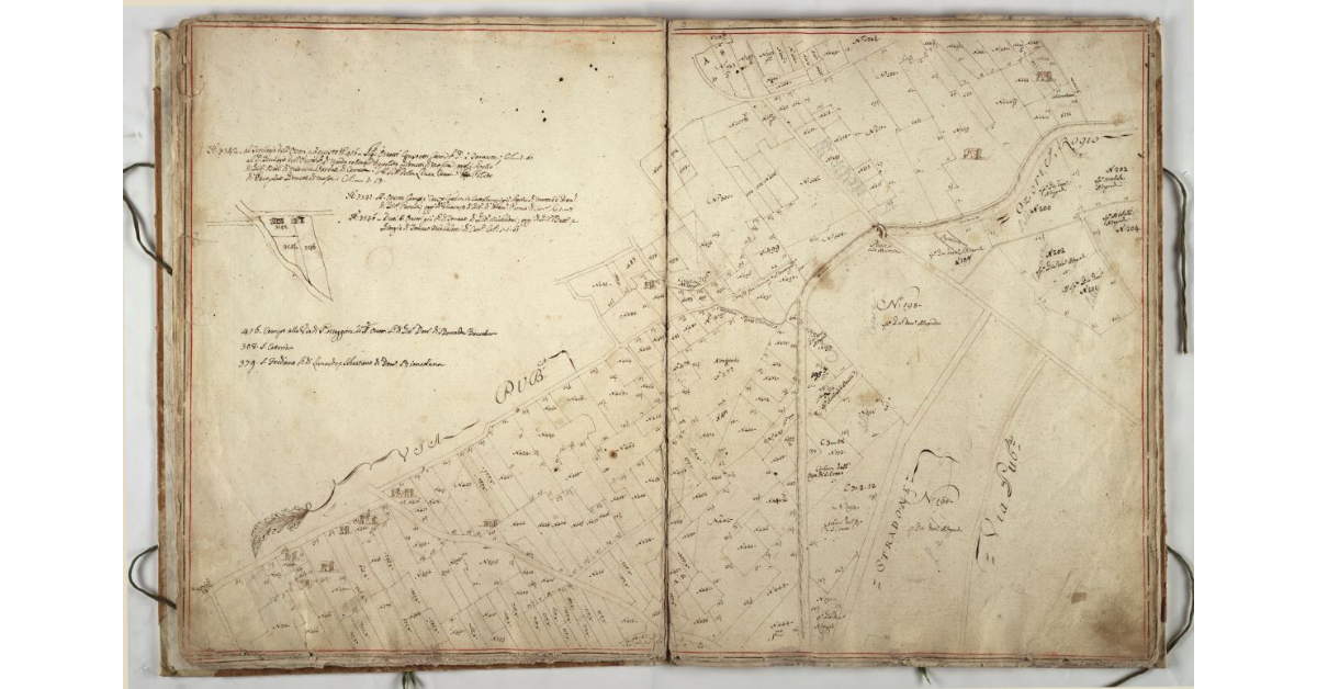 [Beni tra la via Pubblica e la fossa Margonaia nel comprensorio del lago di Sesto o Bientina]