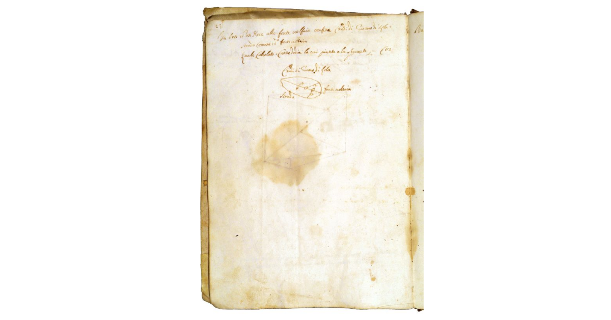 [Orto con noce alla fonte di Voltaia]