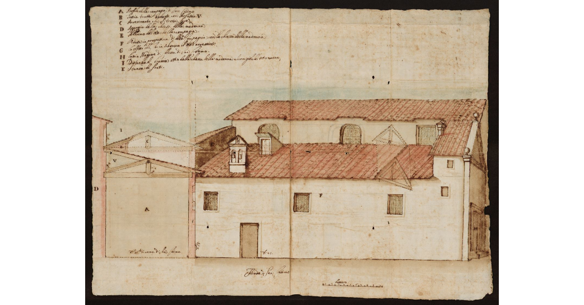 [Prospetto della chiesa di San Cosimo a Livorno]