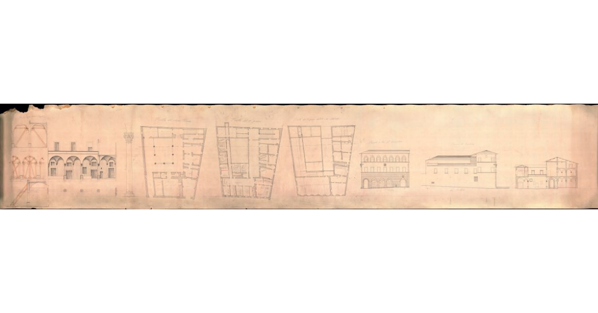 [Progetto riguardante alcuni lavori da eseguirsi nel palazzo demaniale dell'ex Dogana]