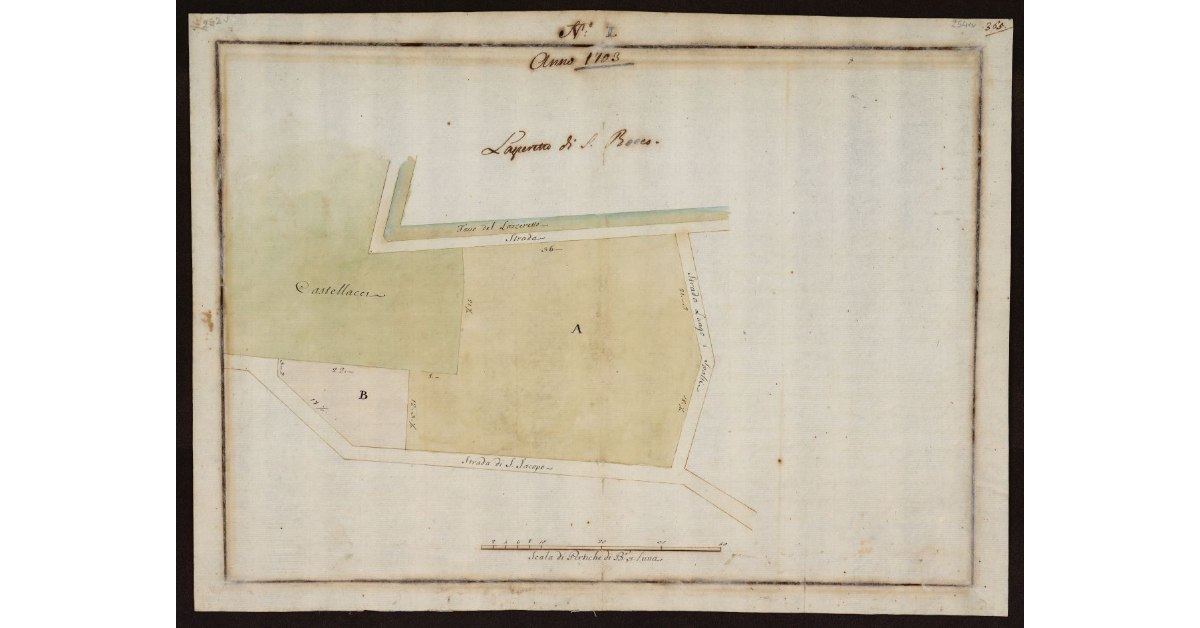 Pianta del Lazzaretto vecchio di San Rocco, n. II [a Livorno]