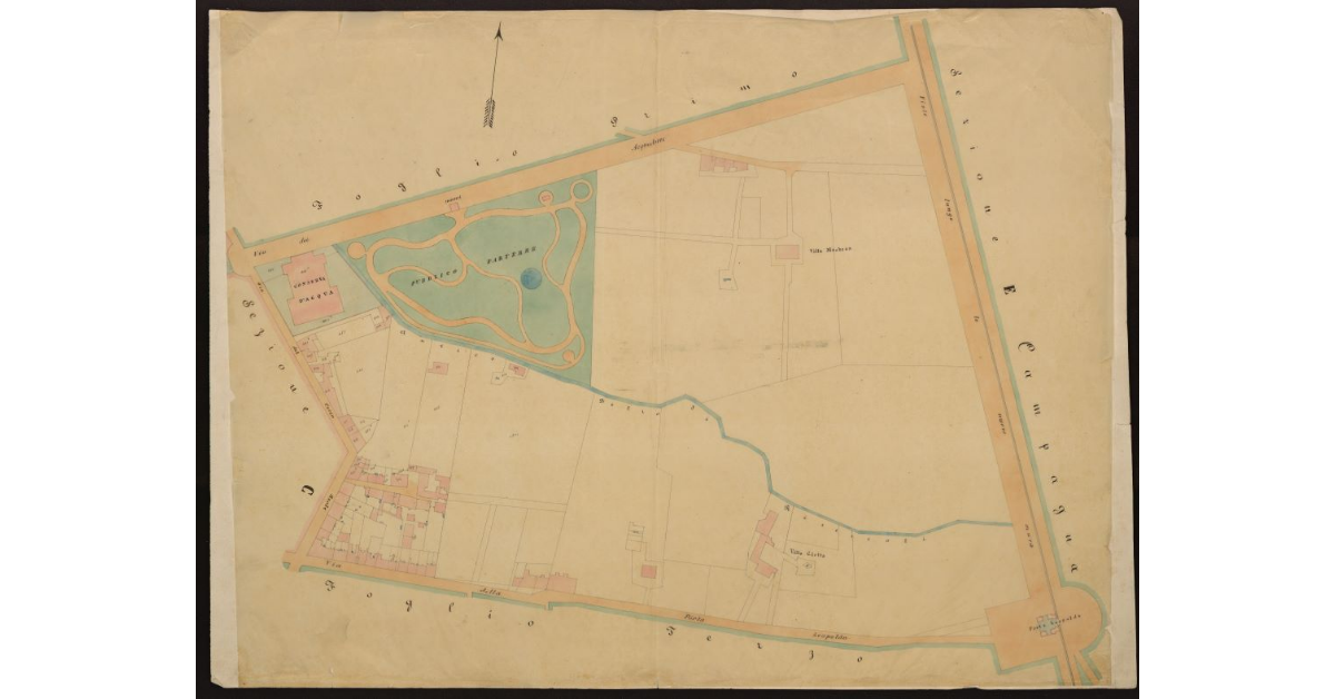 [Mappa del pubblico Parterre a Livorno]