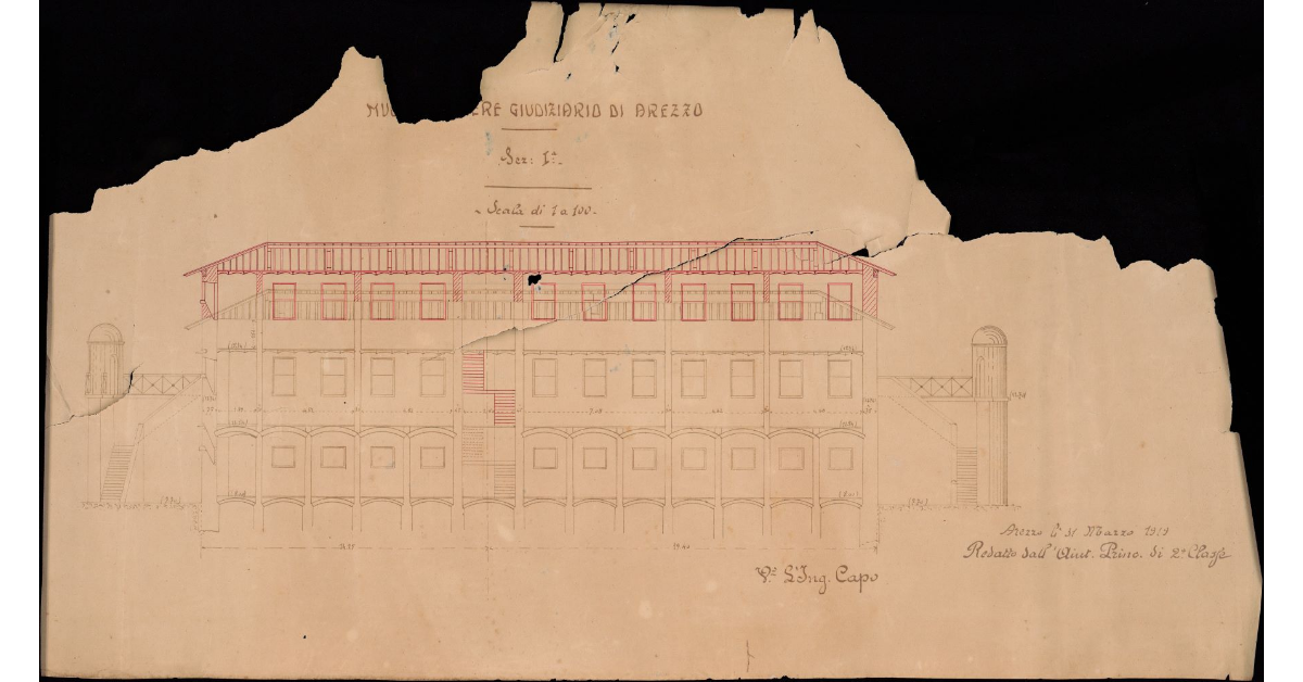 Nuovo carcere giudiziario di Arezzo. Sez. I