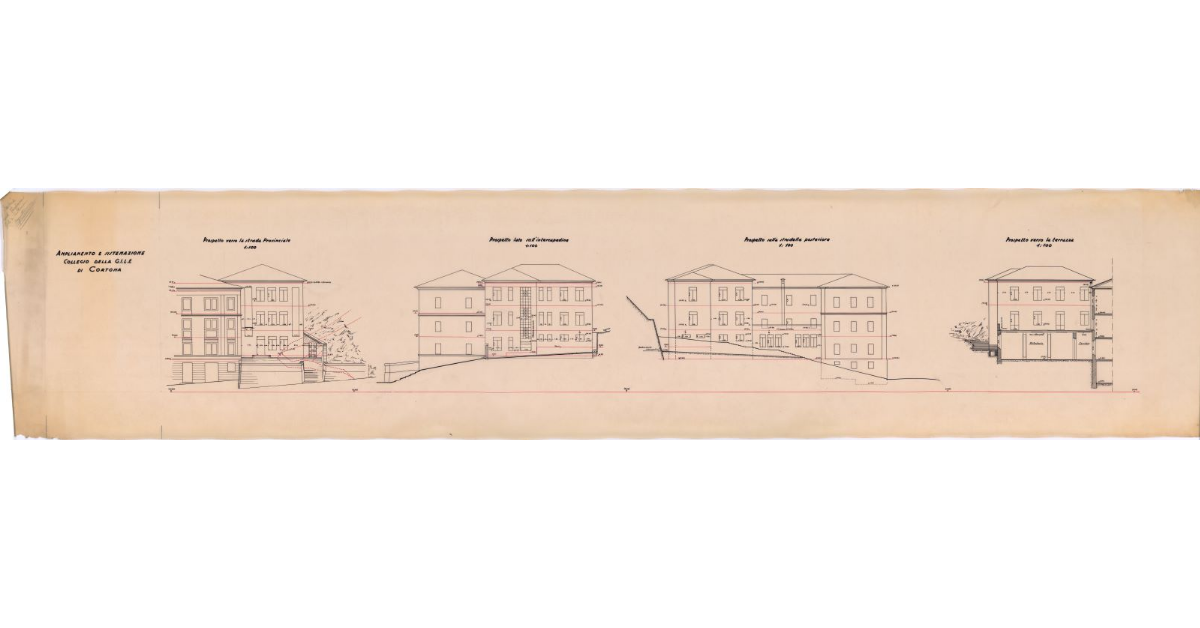 Ampliamento e sistemazione Collegio della G.I.L.E di Cortona