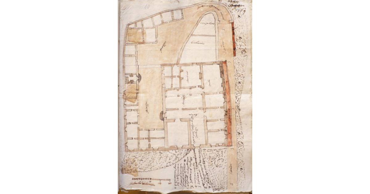 [Palazzo del priorato di San Giovanni d'Asso di proprietà del cavaliere priore Giuseppe Antonio Pannellini]