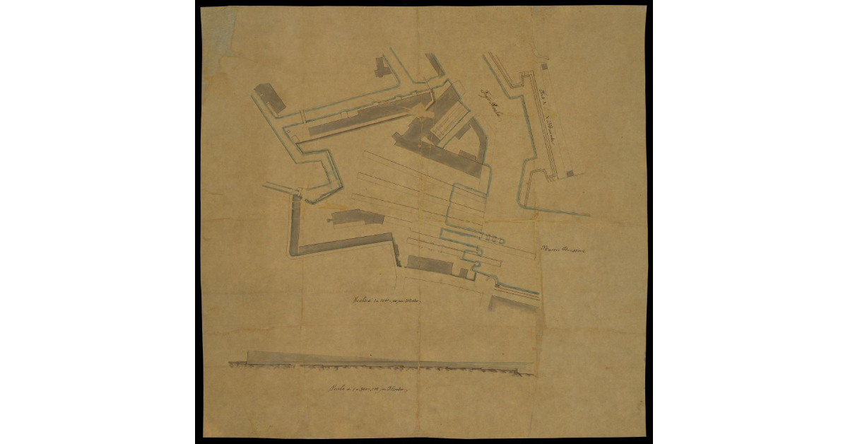 [Particolare del cantiere navale di Livorno]