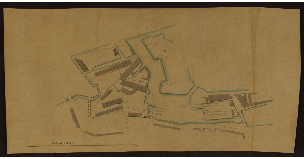 [Particolare del cantiere navale di Livorno]