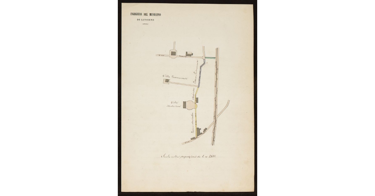 [Domanda di Abramo Abudarahm di acquistare la Via dei Vignacci e un tratto di via delle Siepi a Livorno]