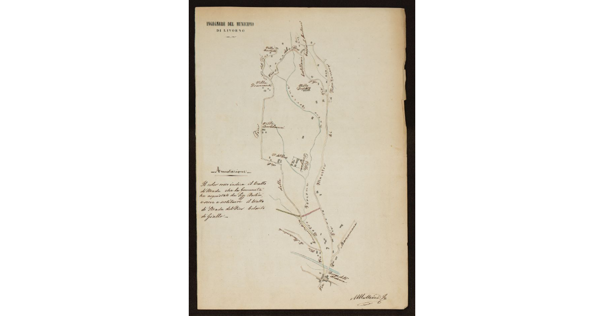 [Determinazione di acquistare in compra dagli eredi Bertini la Via del Pino col ponte annesso tra la collina di Ardenza-Montenero e la Via Maremmana ad Ardenza di Livorno]