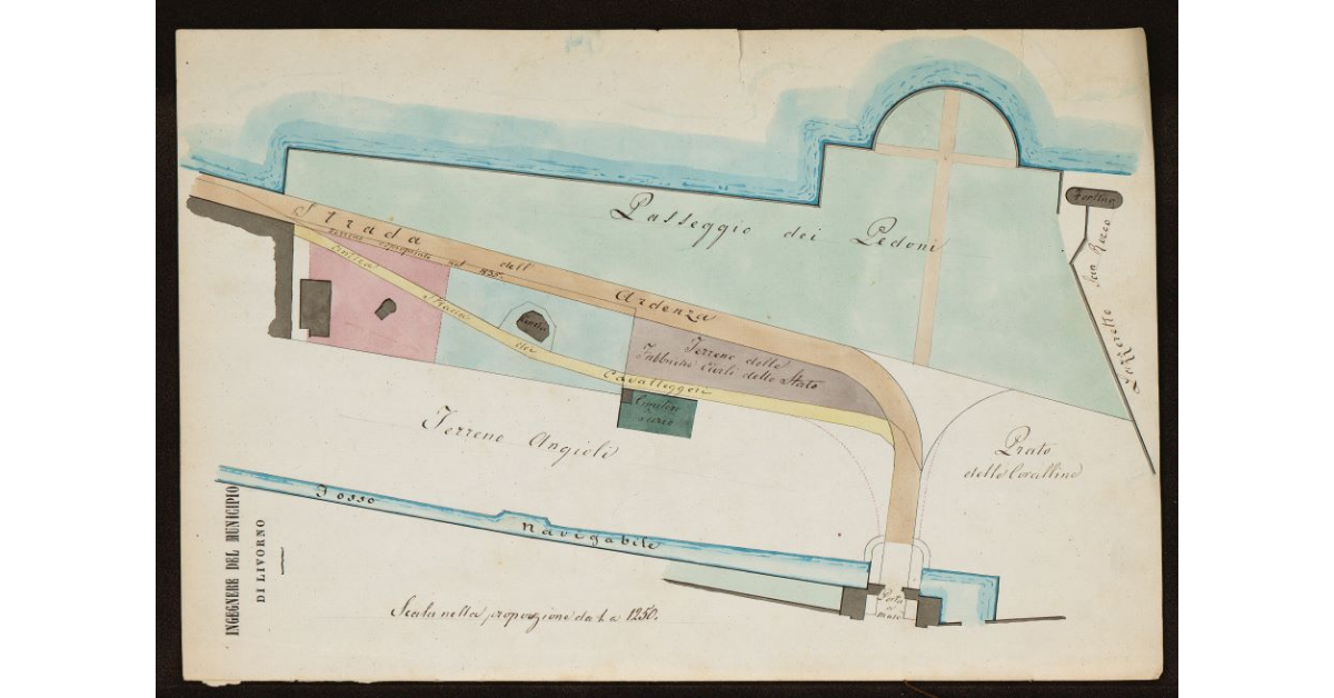 [Nuova Strada dell'Ardenza, fuori Porta a Mare a Livorno]