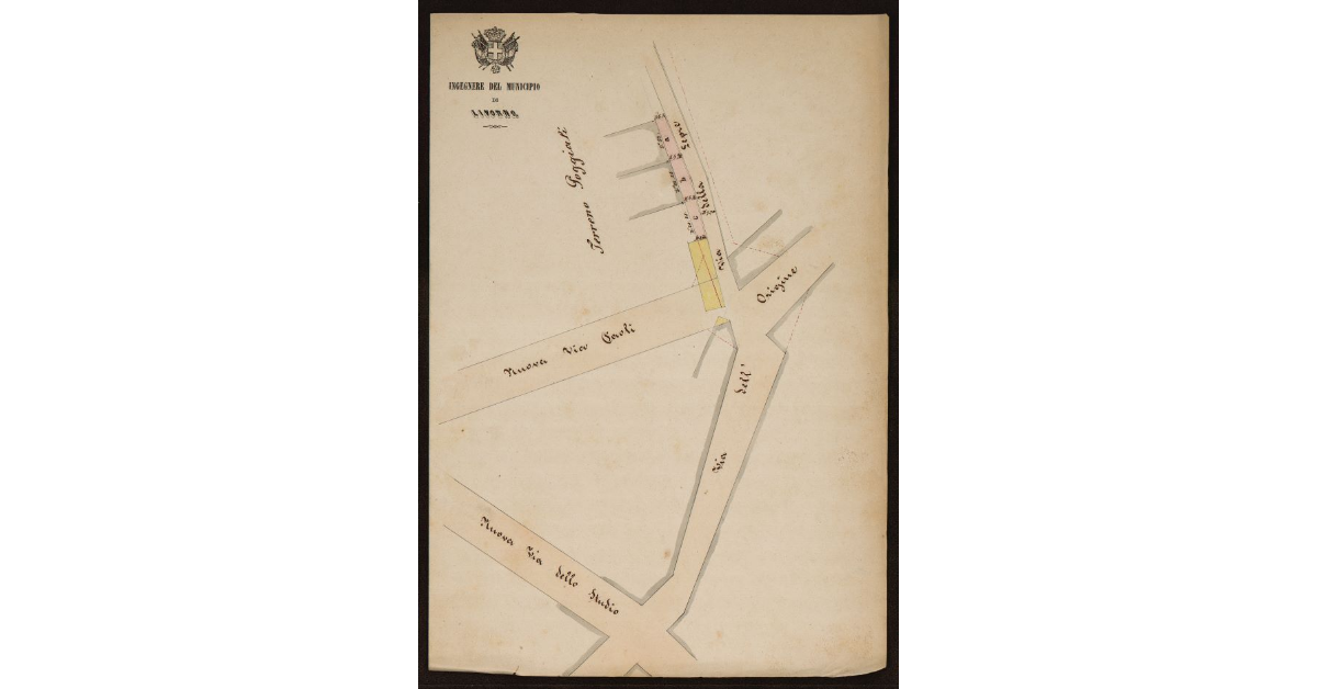 [Progetto per la costruzione di un edificio in via Paoli a Livorno]