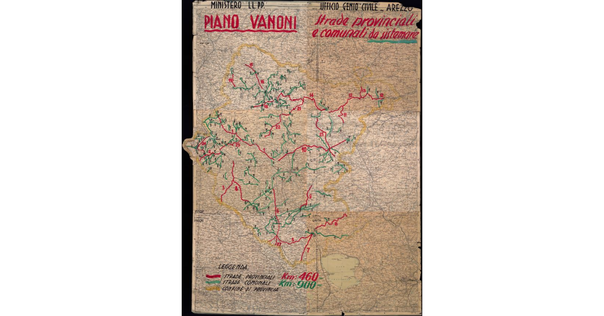 Piano Vanoni. Strade provinciali e comunali da sistemare