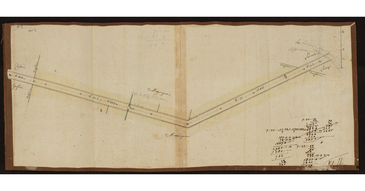 [Condotti dell'acquedotto e proprietà in area non denominata del Livornese]