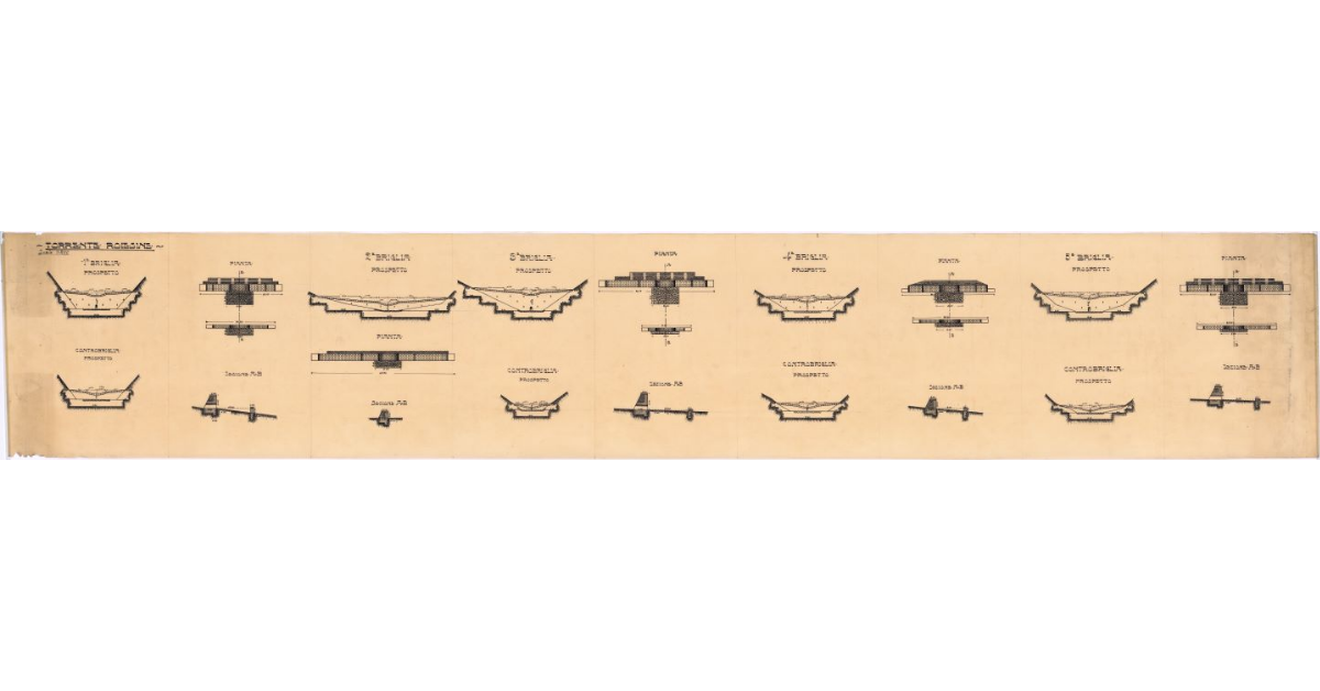 [Torrente Roiesine. Disegni delle Briglie]