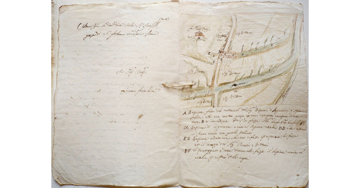 [Strada che da Siena va a Sinalunga e Lucignano lungo la Foenna alla Madonna di Mantauto]