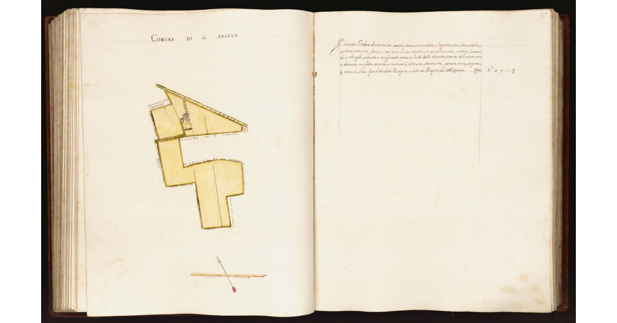 [Pianta di un podere situato nel comune di S. Angelo]