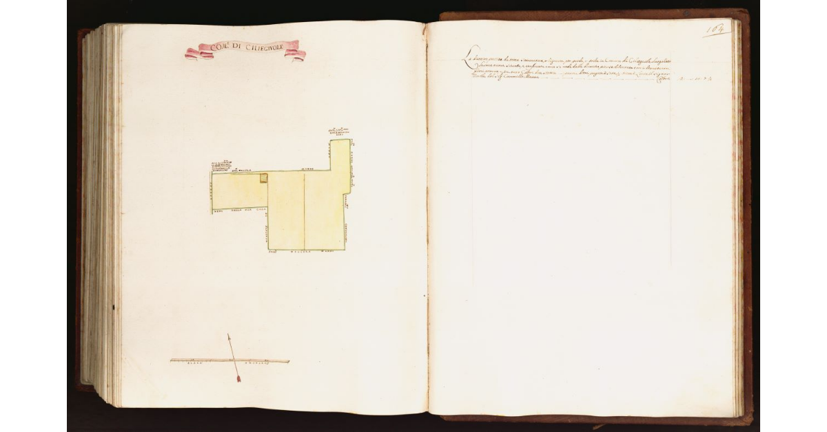 [Pianta di una partita di terra situata nel comune di Ciliegiuole]