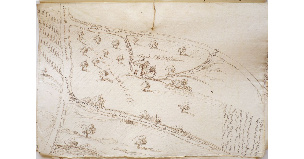 [Strada della Poppa al Podere di San Giovanni a Castiglion d'Orcia]