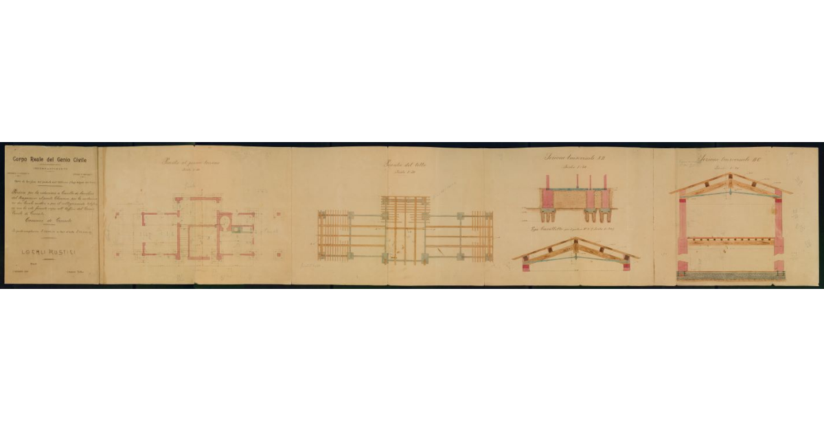 Perizia per la riduzione del Casello di bonifca del Magazzino al ponte Chiavica, per la costruzione dei locali rustici e per il collegamento telefonico con la rete facente capo all'Ufficio del Genio Civile di Grosseto. Locali rustici