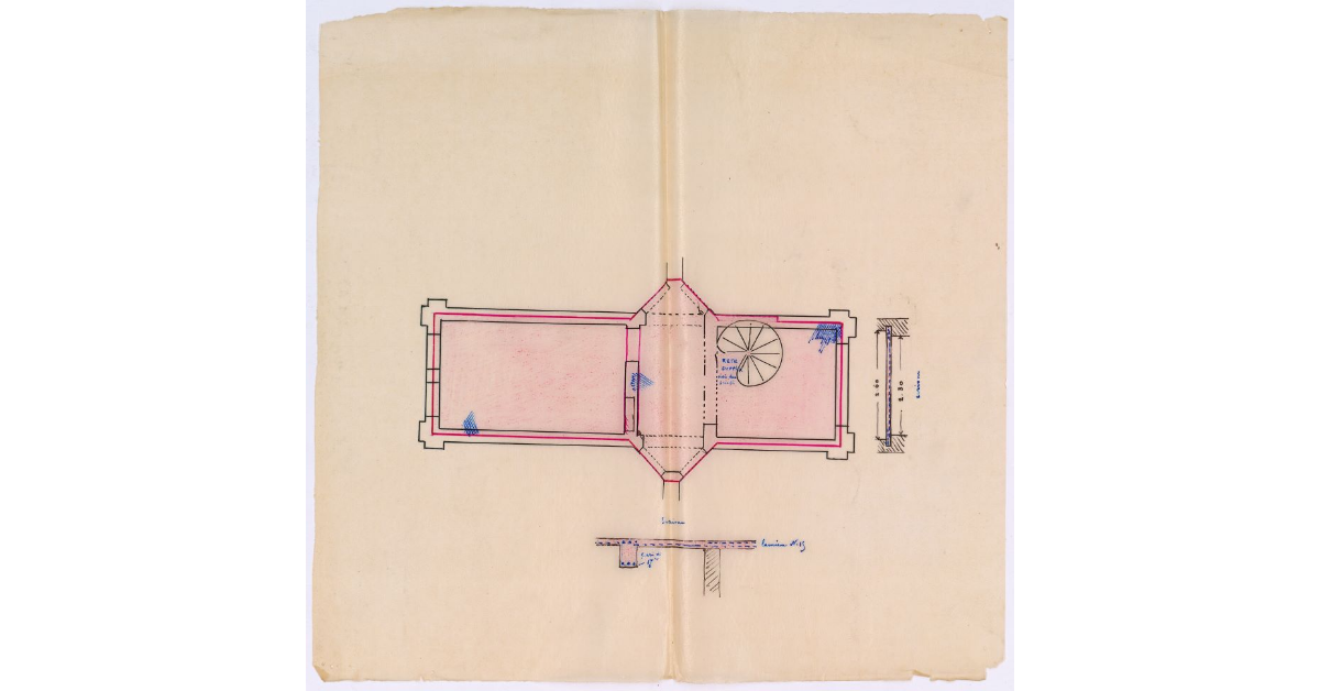 [Casello del Pecora. Disegni del lastrone]