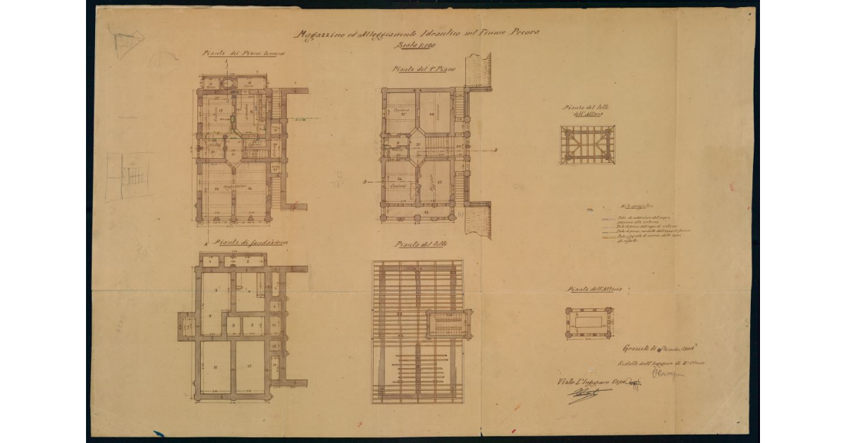 Magazzino ed Alloggiamento Idraulico sul fiume Pecora
