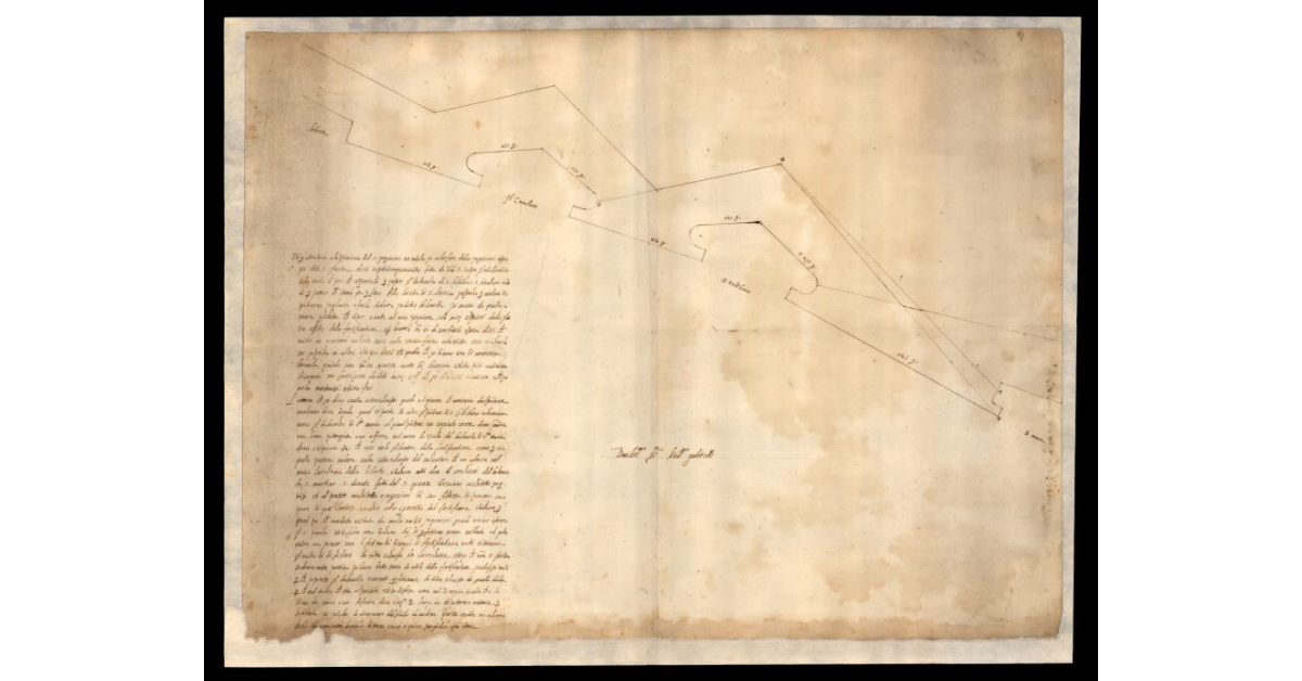 [Contrascarpa al baluardo di S. Colombano a Lucca]