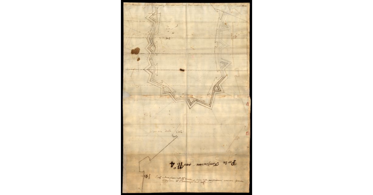 Disegni della città [di Lucca] con le fortificazioni esteriori e le linee della spianata e tagliata fatti di ordine del Mag. Ill. Offizio di fortificazione da Paulo e Gregorio Natalini