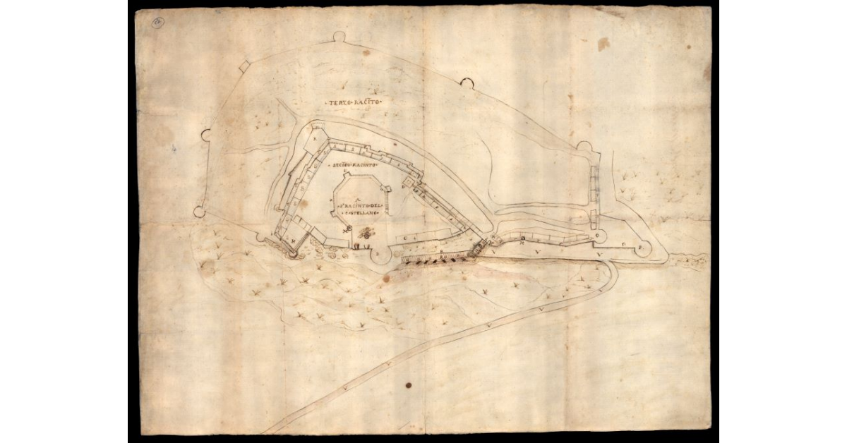 [Pianta di fortificazione non identificata]