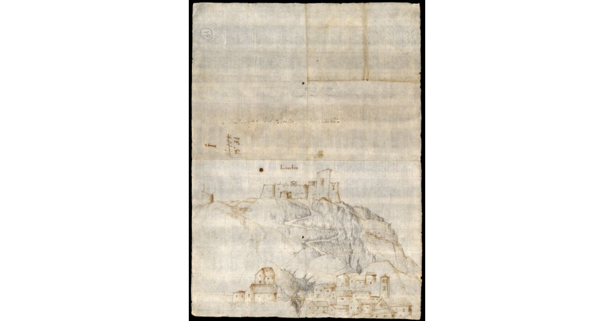 Disegno del Castello di Lucchio