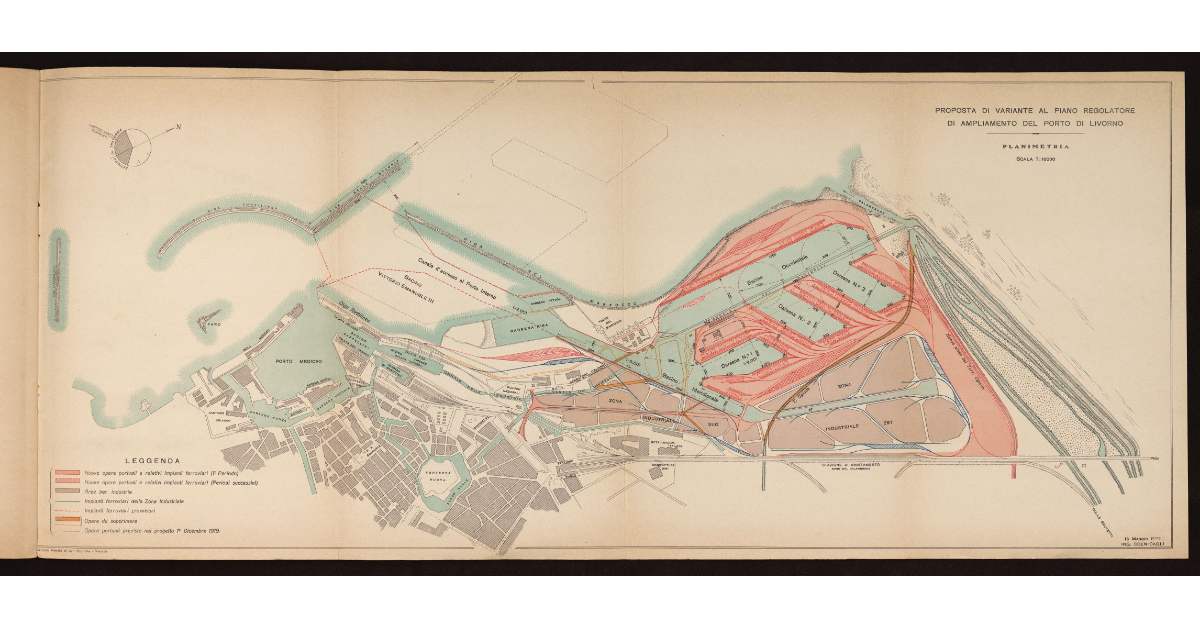 Proposta di variante al piano regolatore di ampliamento del porto di Livorno