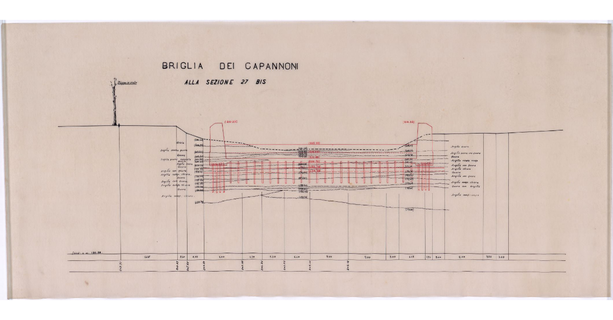 Briglia dei Capannoni alla Sezione 27 bis