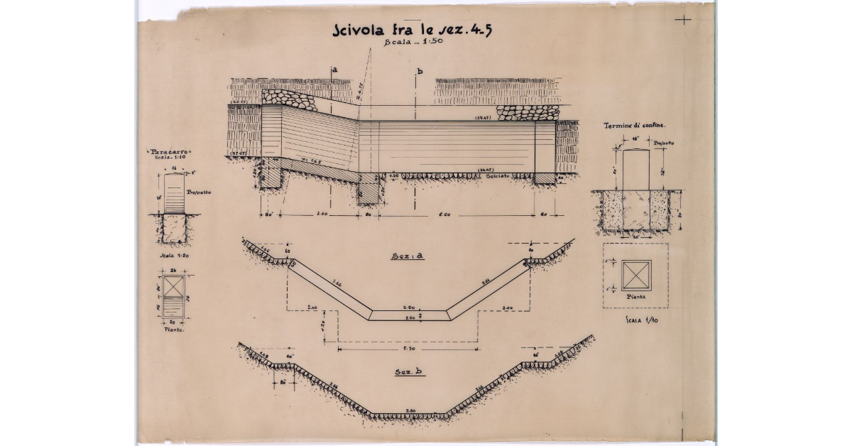 [Manufatti idraulici sul Canale Maestro della Chiana]