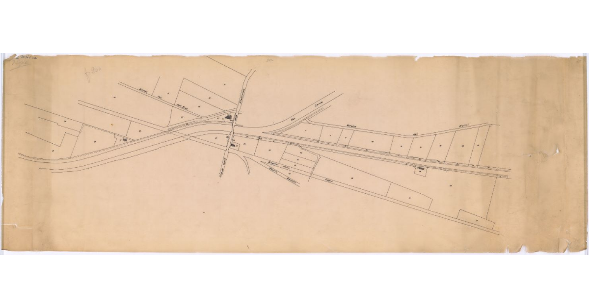 [Planimetria di una parte della Valdichiana]